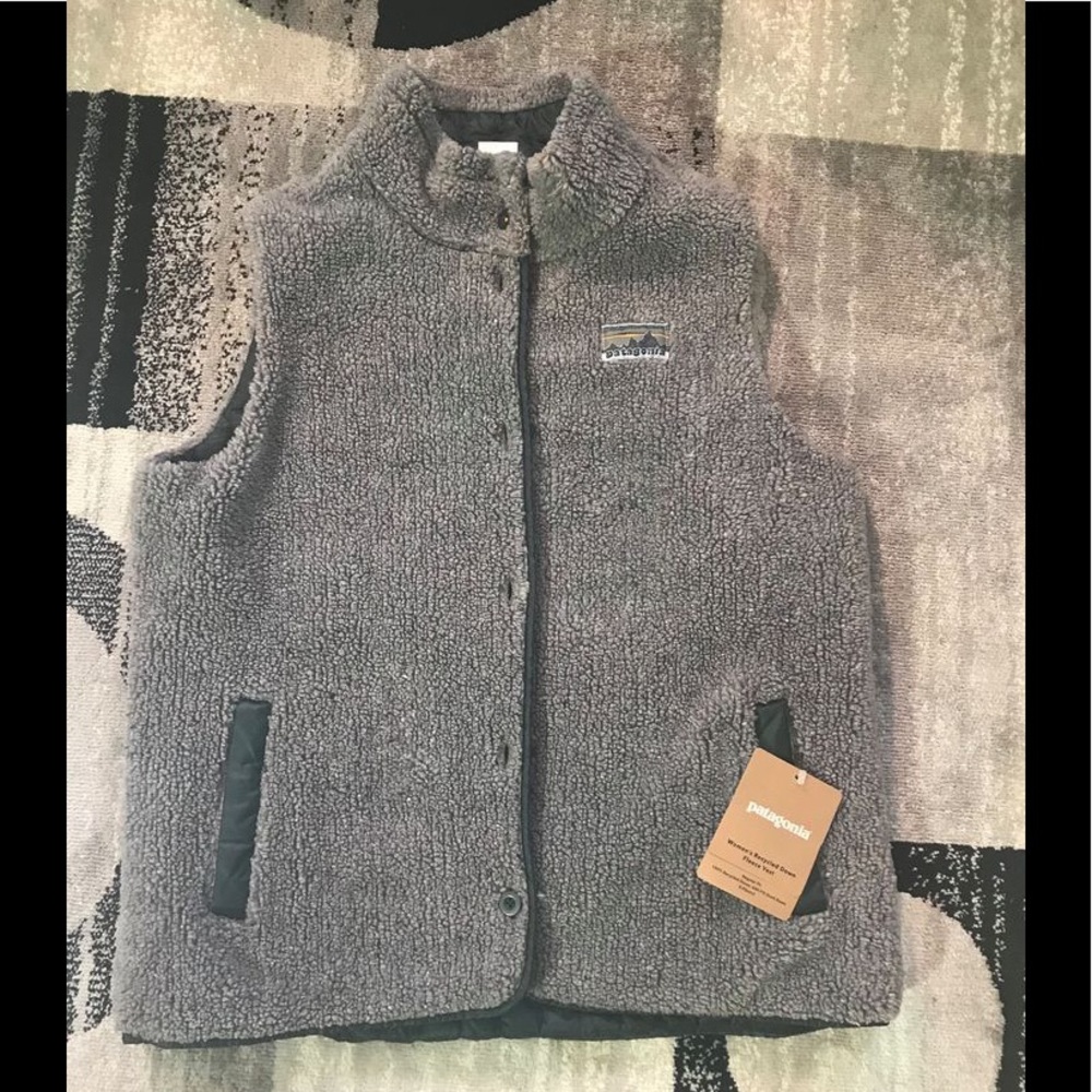 Patagonia Reversible down and wool vest, women’s